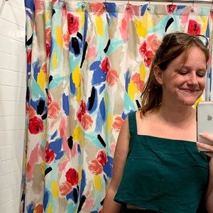 Colorful Kate spade shower curtain